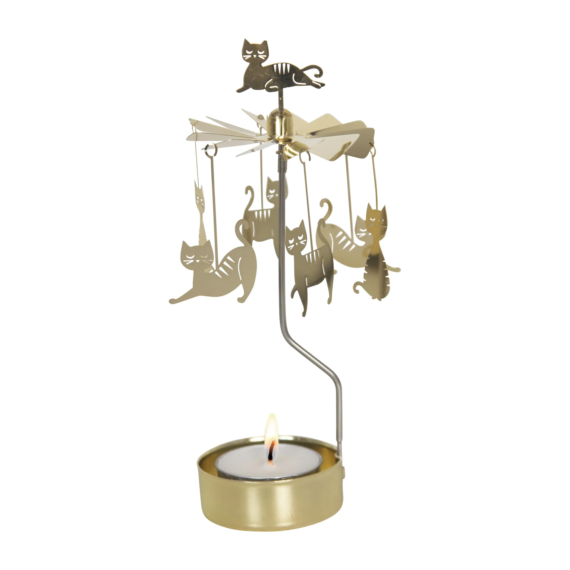 Pluto Design Kattefamilie englespil Guld
