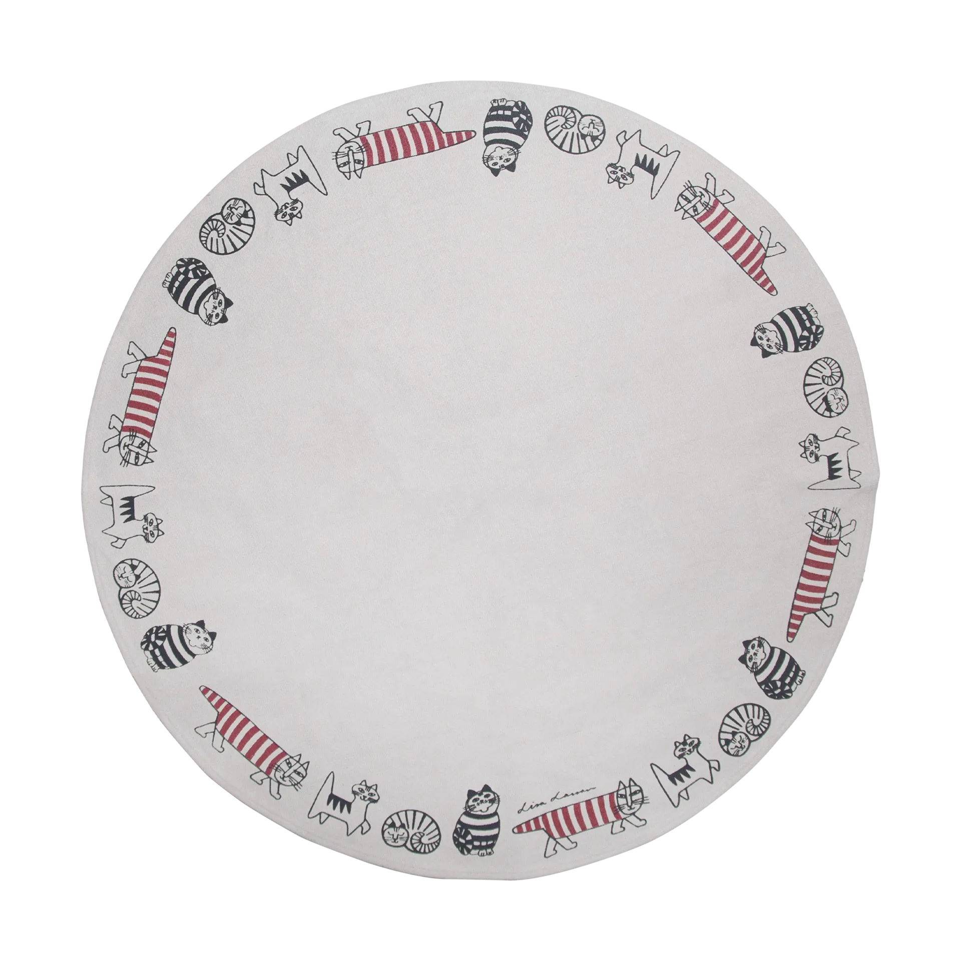Lisa Larson juletræstæppe Ø105,6 cm, Beige Pluto Design