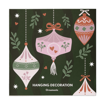 Ornaments juleophæng - Guld - Pluto Design