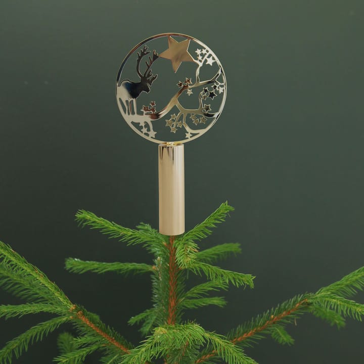 Pluto juletræstop med motiv, Hjort Pluto Design