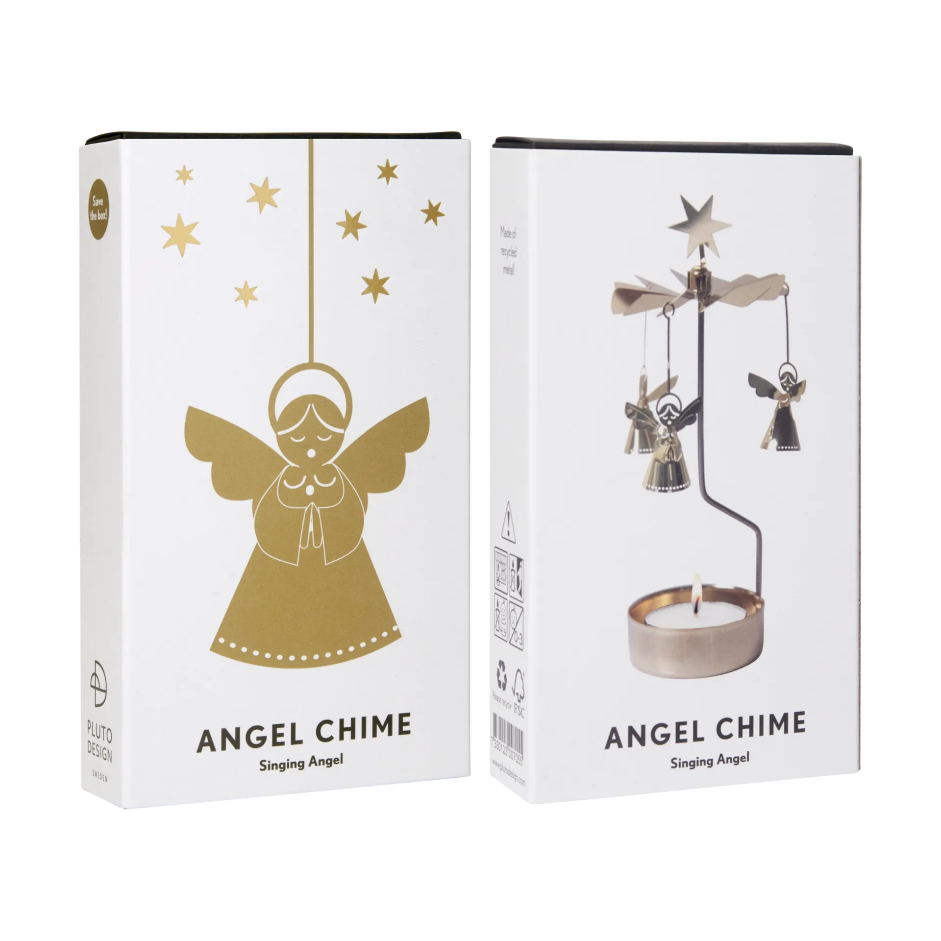 Singing angel 3D englespil, Guld Pluto Design