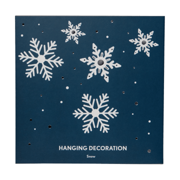 Snow juleophæng - Sølv - Pluto Design