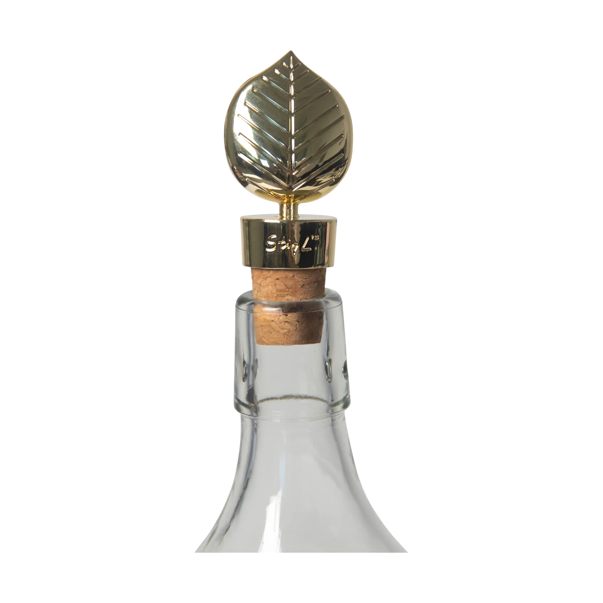 Stig L Berså flaskeprop, Guld Pluto Design