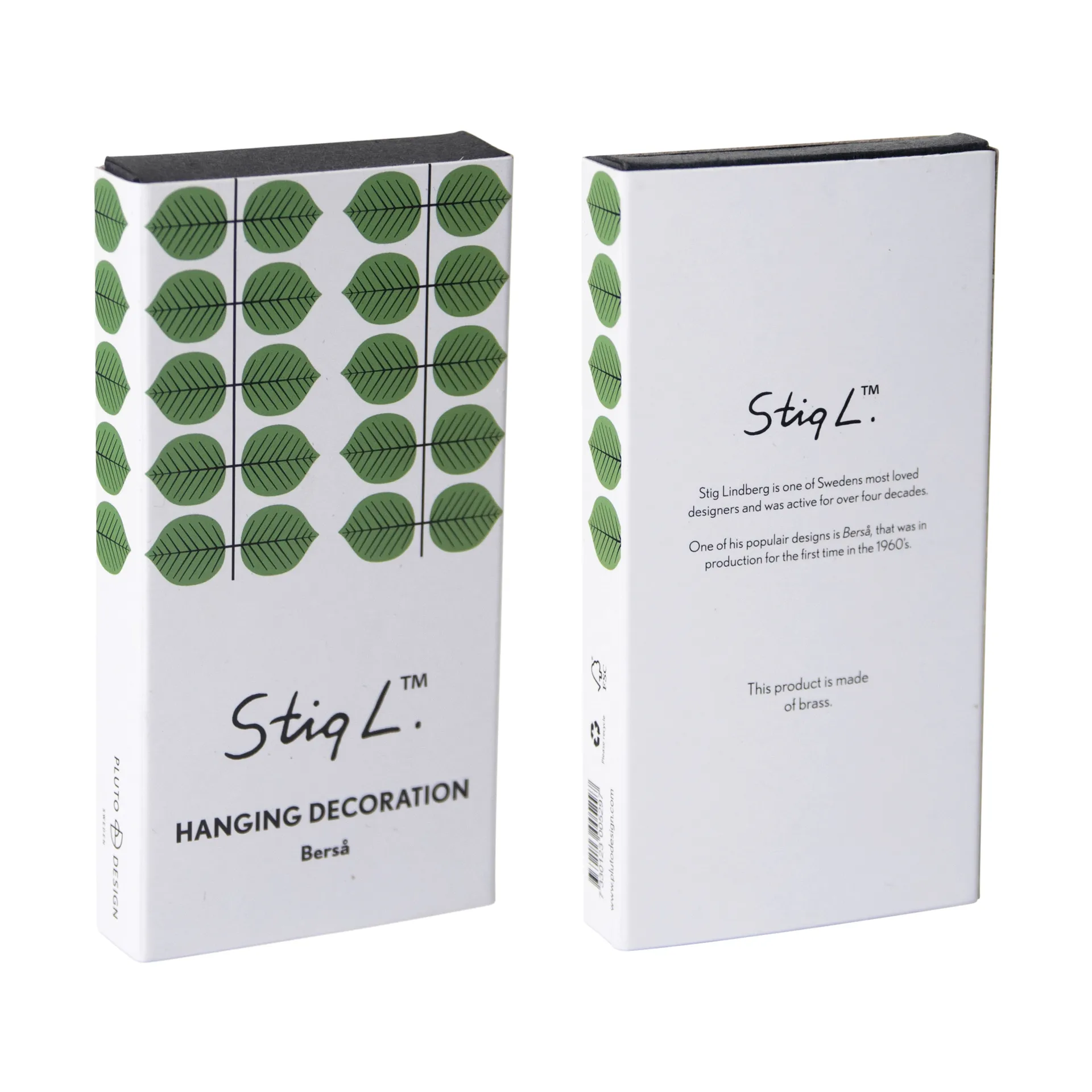 Stig L Berså juletræspynt, Guld Pluto Design