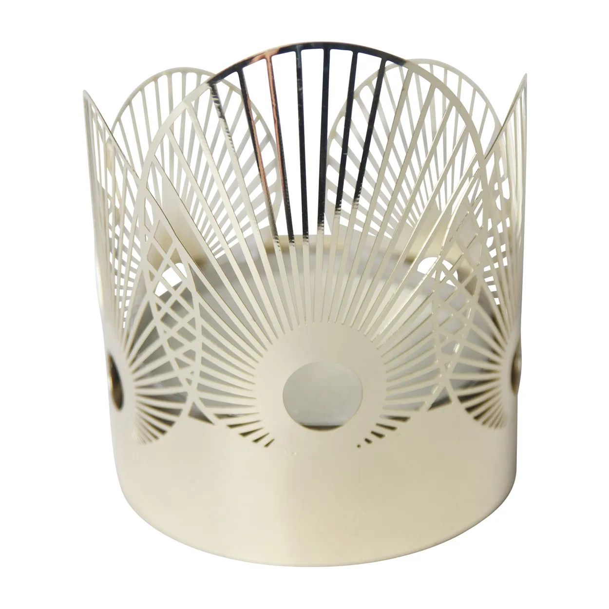 Pluto Design Sun fyrfadsstage medium Ø6,5 cm Guld