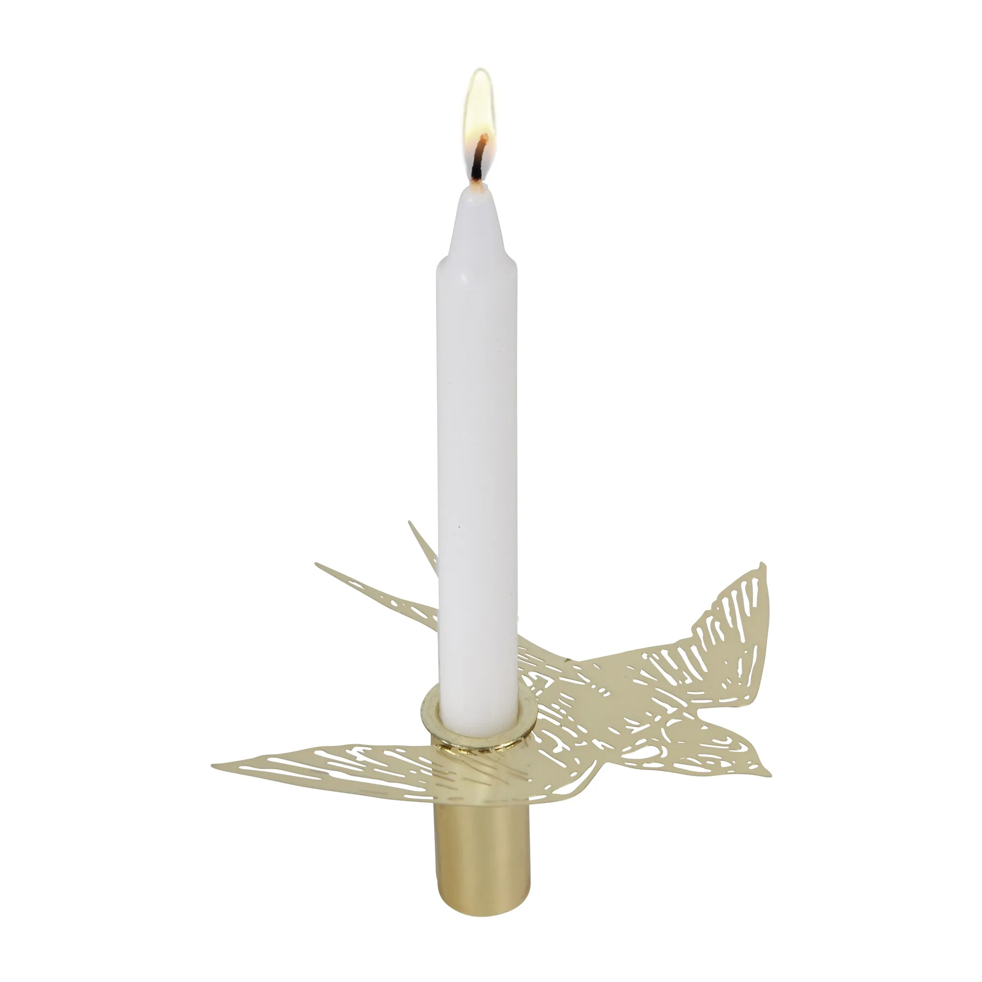 "Svalor" lysestage, Guld Pluto Design