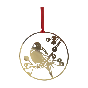 Winter Bird L juleophæng - Guld - Pluto Design