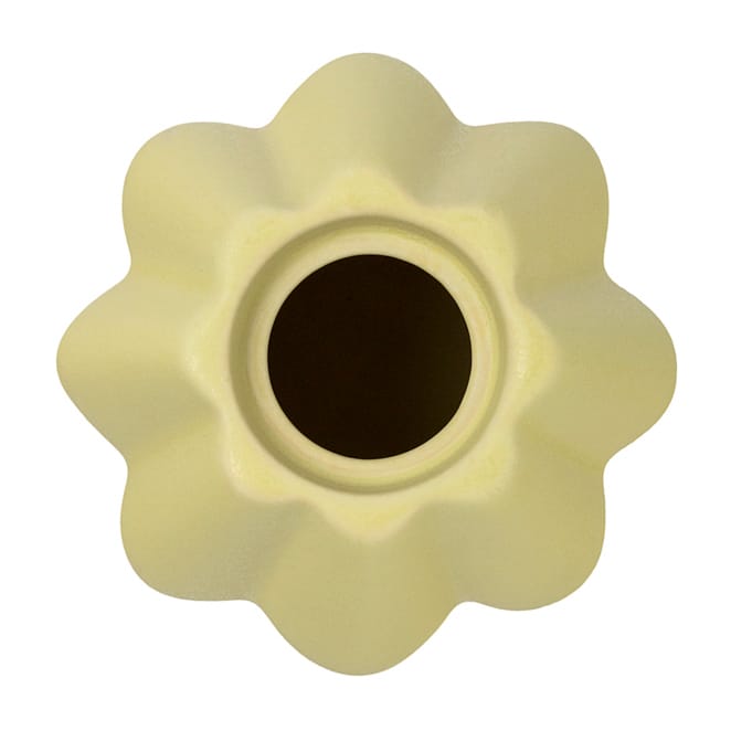 Birgit vase/fyrfadsstage 14 cm, Pale Yellow PotteryJo