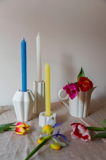 Birgit vase/fyrfadsstage 14 cm - Shell - PotteryJo