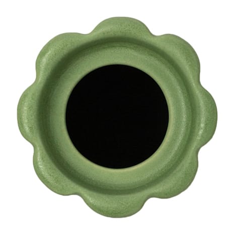 Birgit vase/fyrfadsstage 17 cm, Olive PotteryJo