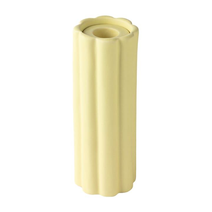 Birgit vase/fyrfadsstage 17 cm - Pale Yellow - PotteryJo