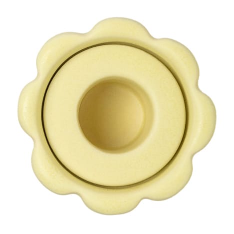 Birgit vase/fyrfadsstage 17 cm, Pale Yellow PotteryJo
