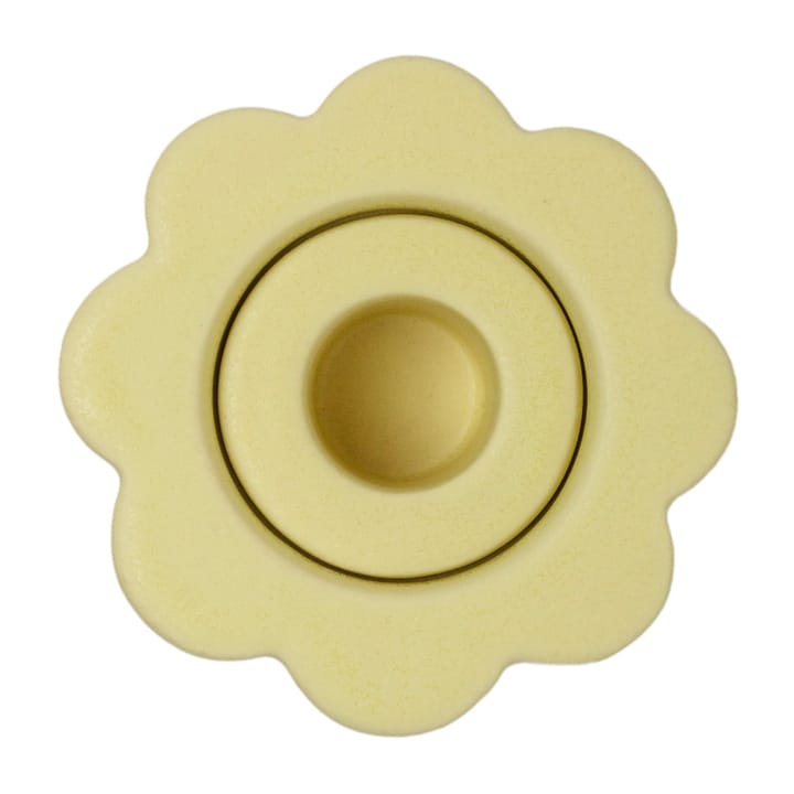 Birgit vase/fyrfadsstage 5 cm, Pale Yellow PotteryJo