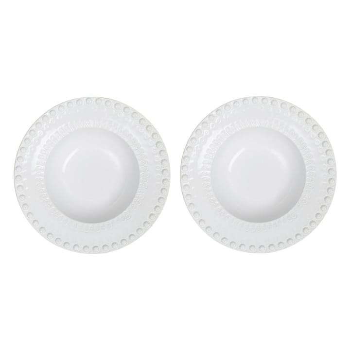 Daisy dyb tallerken Ø21 cm 2-pak, White (hvid) PotteryJo