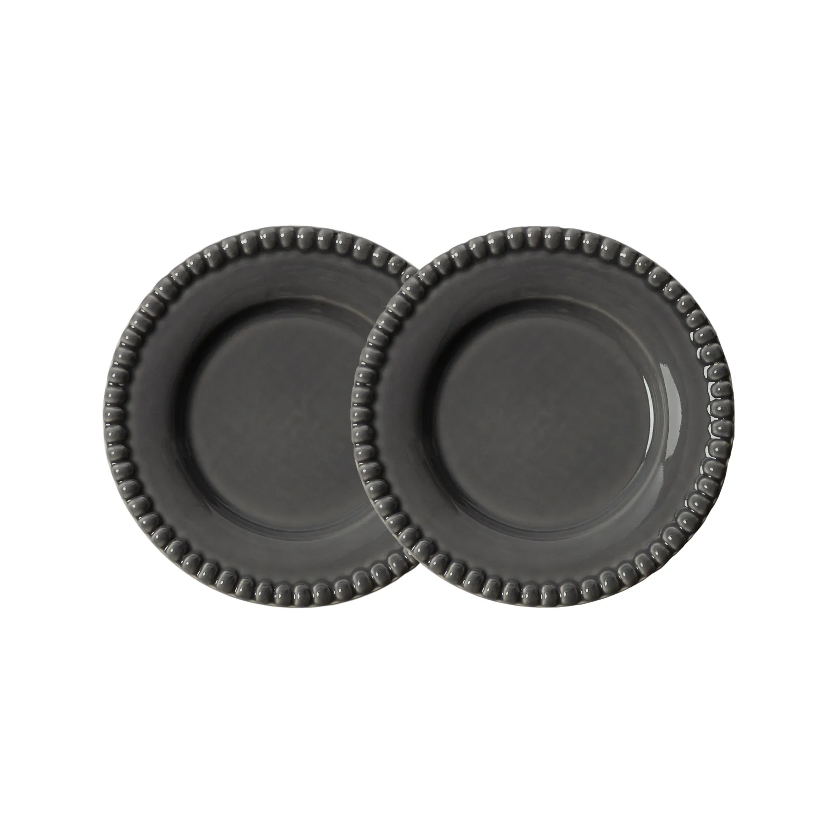 Daria asiet Ø18 cm 2-pak, Clean grey PotteryJo