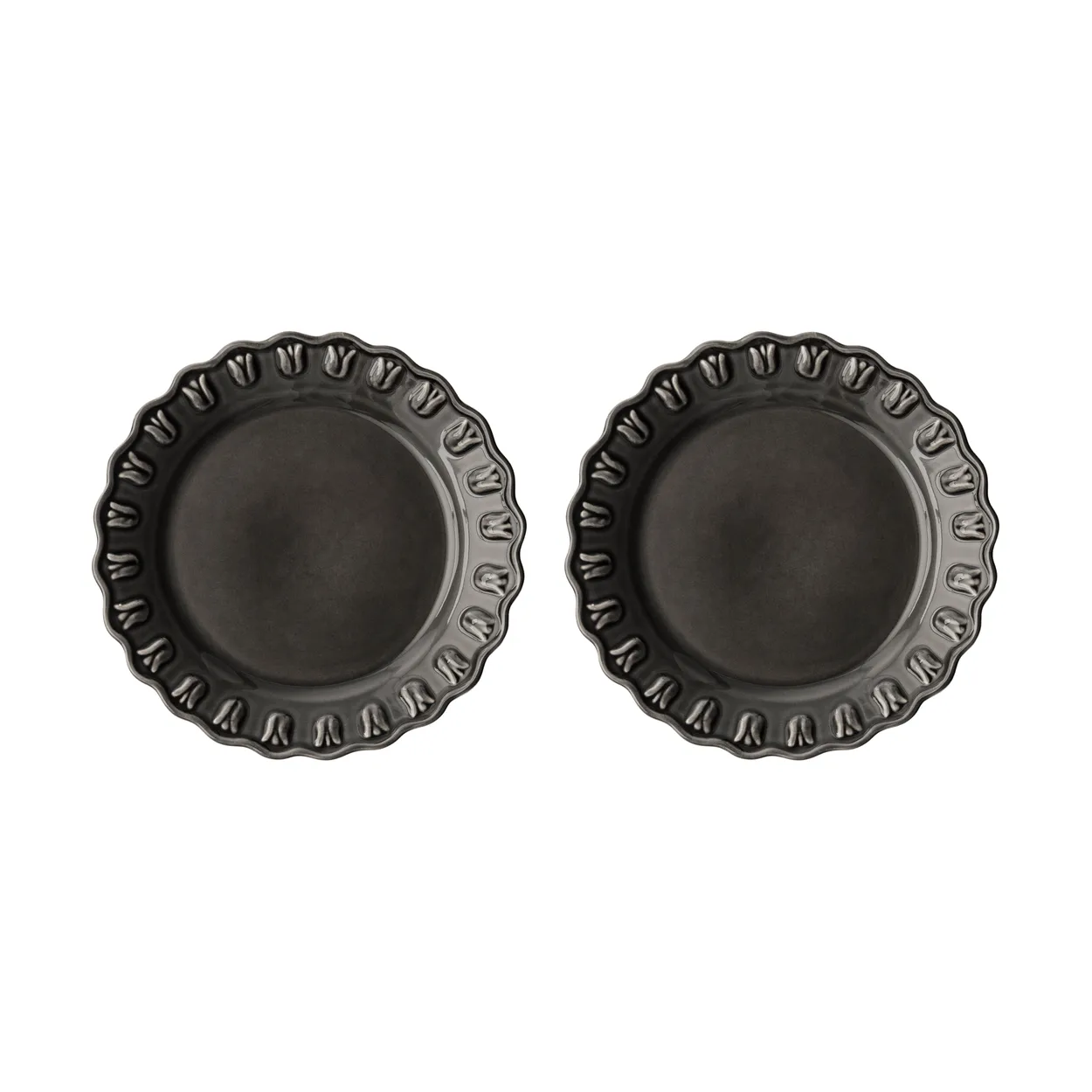 PotteryJo Tulipa asiet Ø20 cm 2-pak Almost black