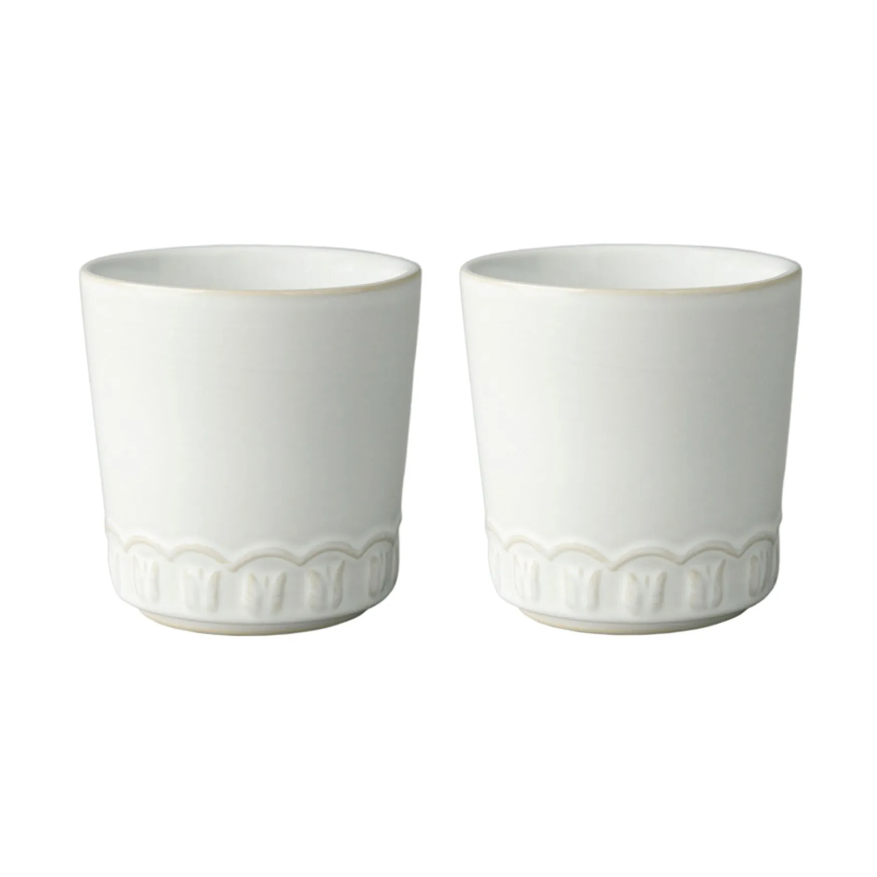 Tulipa kop 20 cl 2-pak, White PotteryJo