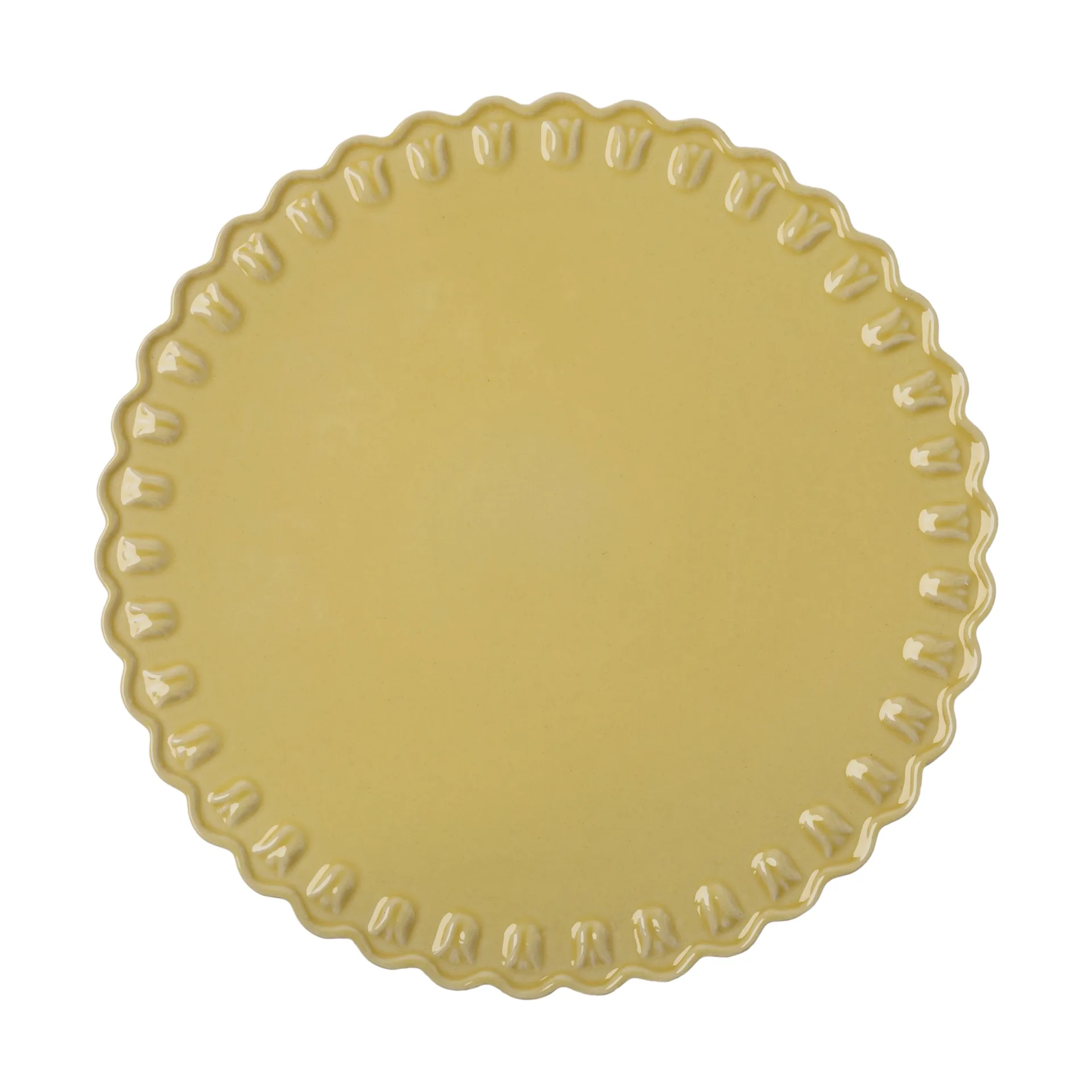 Tulipa lagkagefad Ø30 cm, Pale Moon PotteryJo