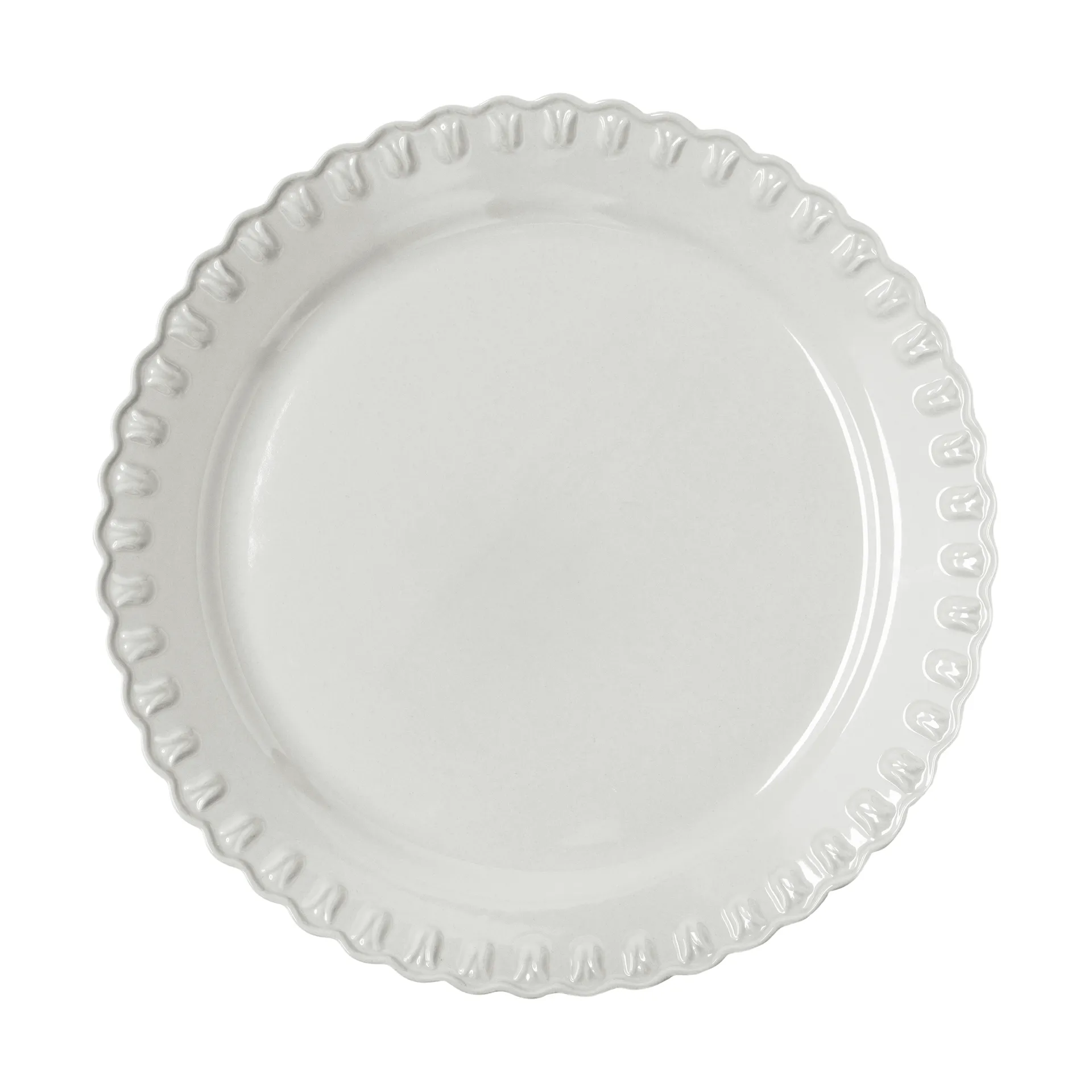 Tulipa serveringsfad Ø37 cm, White PotteryJo