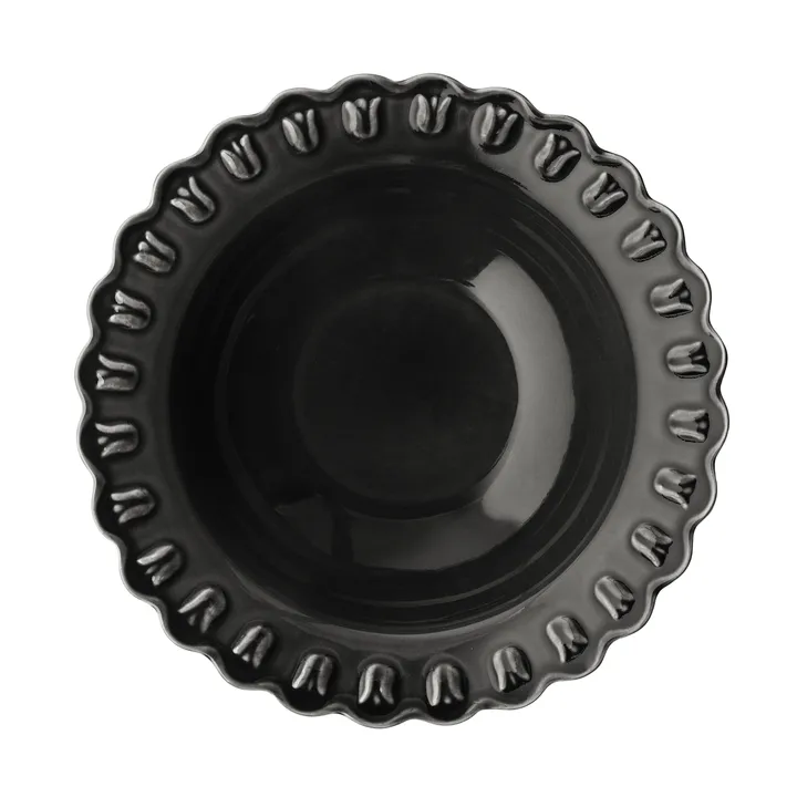 Tulipa serveringsskål large Ø30 cm - Almost black - PotteryJo