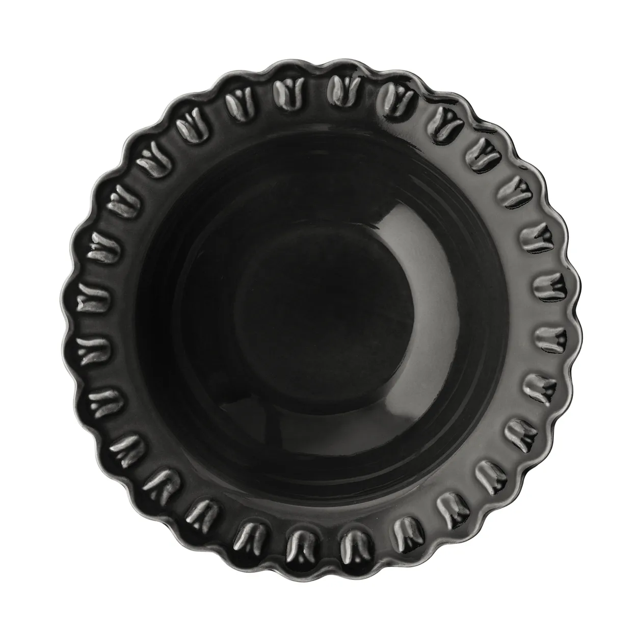 PotteryJo Tulipa serveringsskål large Ø30 cm Almost black