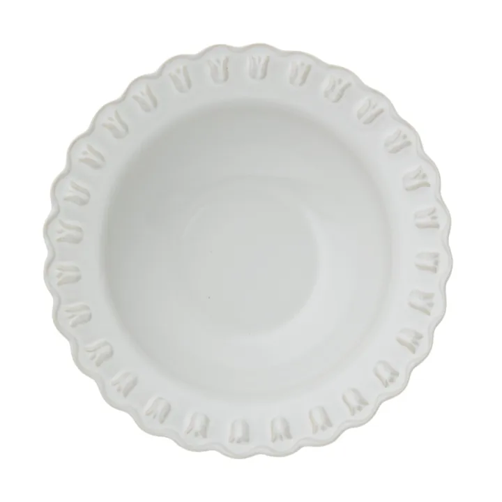 Tulipa serveringsskål large Ø30 cm - White - PotteryJo