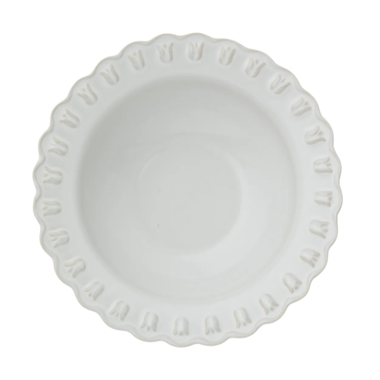 PotteryJo Tulipa serveringsskål large Ø30 cm White