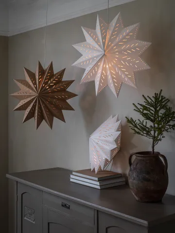 Alfa adventsstjerne brun - Brun, 60 cm - PR Home