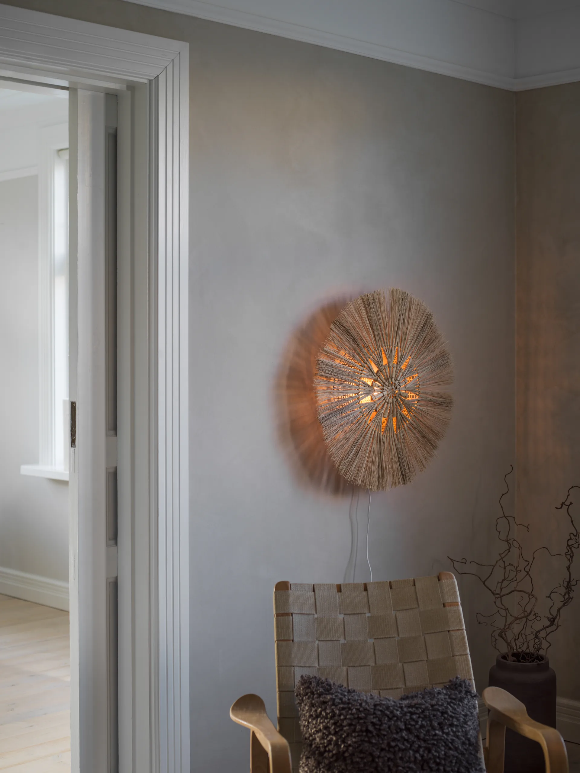 Amara væglampe natur, Ø60 cm PR Home