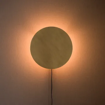 Full moon væglampe Ø35 cm - Pale gold - PR Home