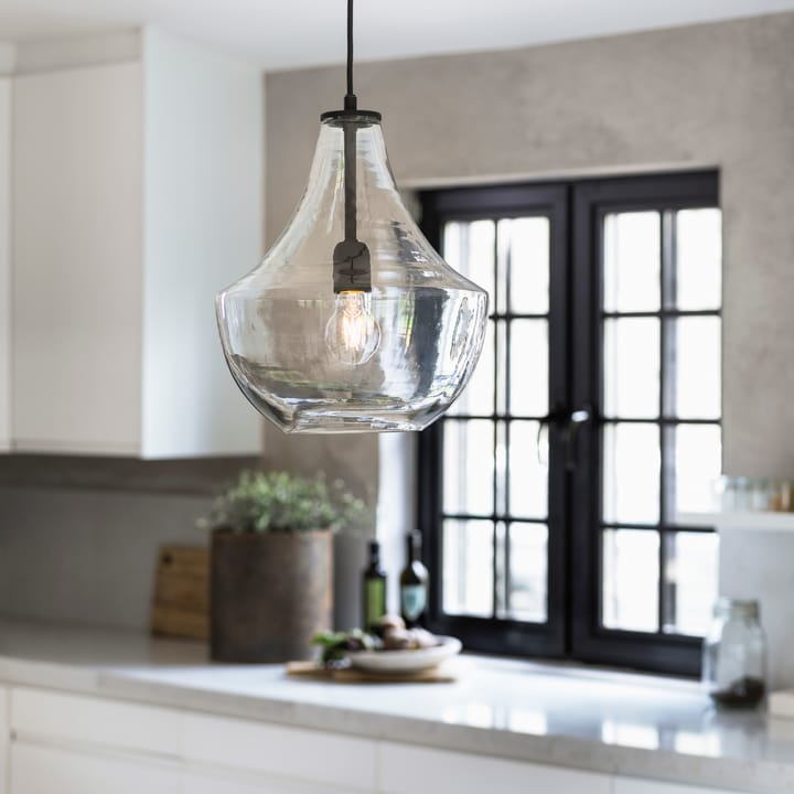 Hamilton loftslampe 30 cm, klar-sort PR Home