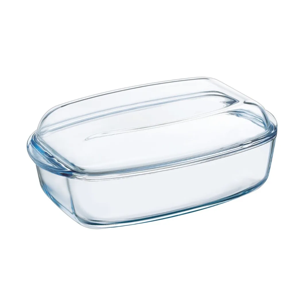 Essentials gryde med låg glas, 4,5 liter Pyrex