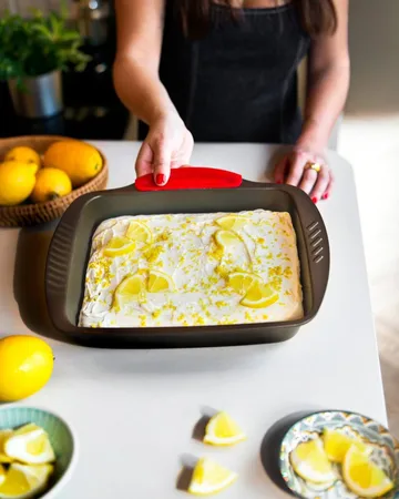 Pyrex Asimetria ovnfast fad - Silikone, rektangulær, 25 cm - Pyrex