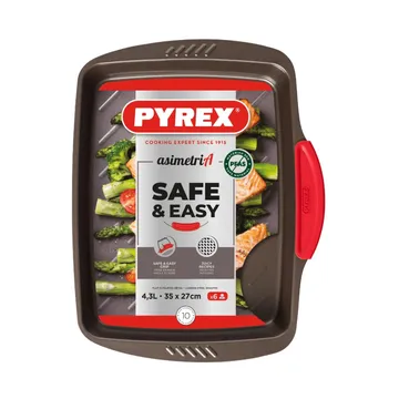 Pyrex Asimetria ovnfast fad - Silikone, rektangulær, 35 cm - Pyrex