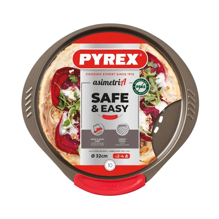 Pyrex Asimetria pizzaplade - Silikone, rund - Pyrex