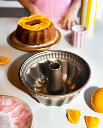 Pyrex Asimetria sandkageform - Silikone, rund, Ø22 cm - Pyrex