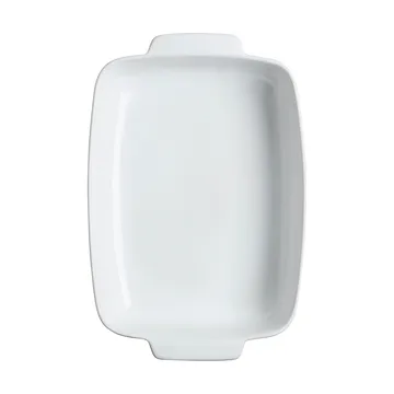 Pyrex rektangulært fad keramik hvid - 25x19 cm - Pyrex
