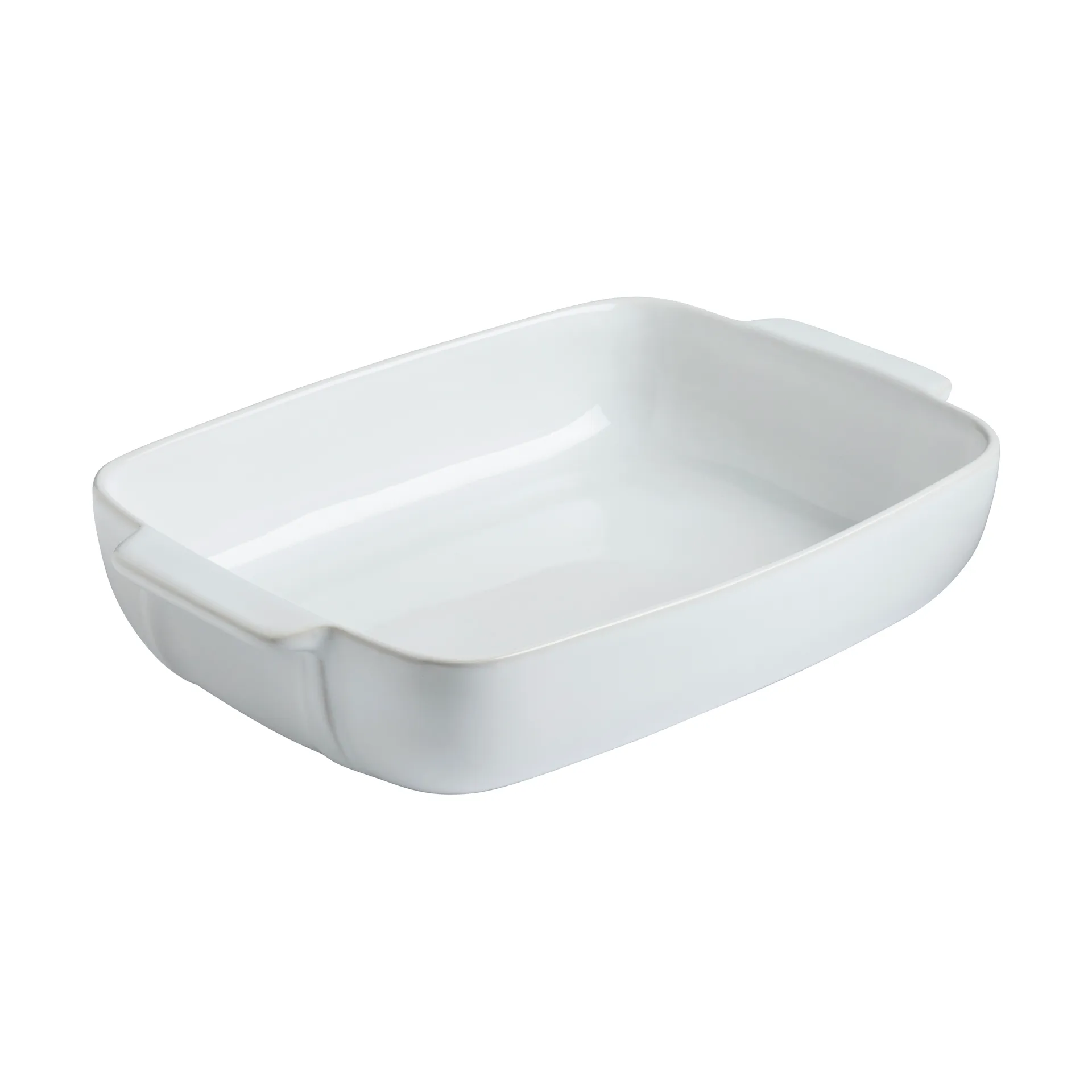 Pyrex rektangulært fad keramik hvid, 30x22 cm Pyrex
