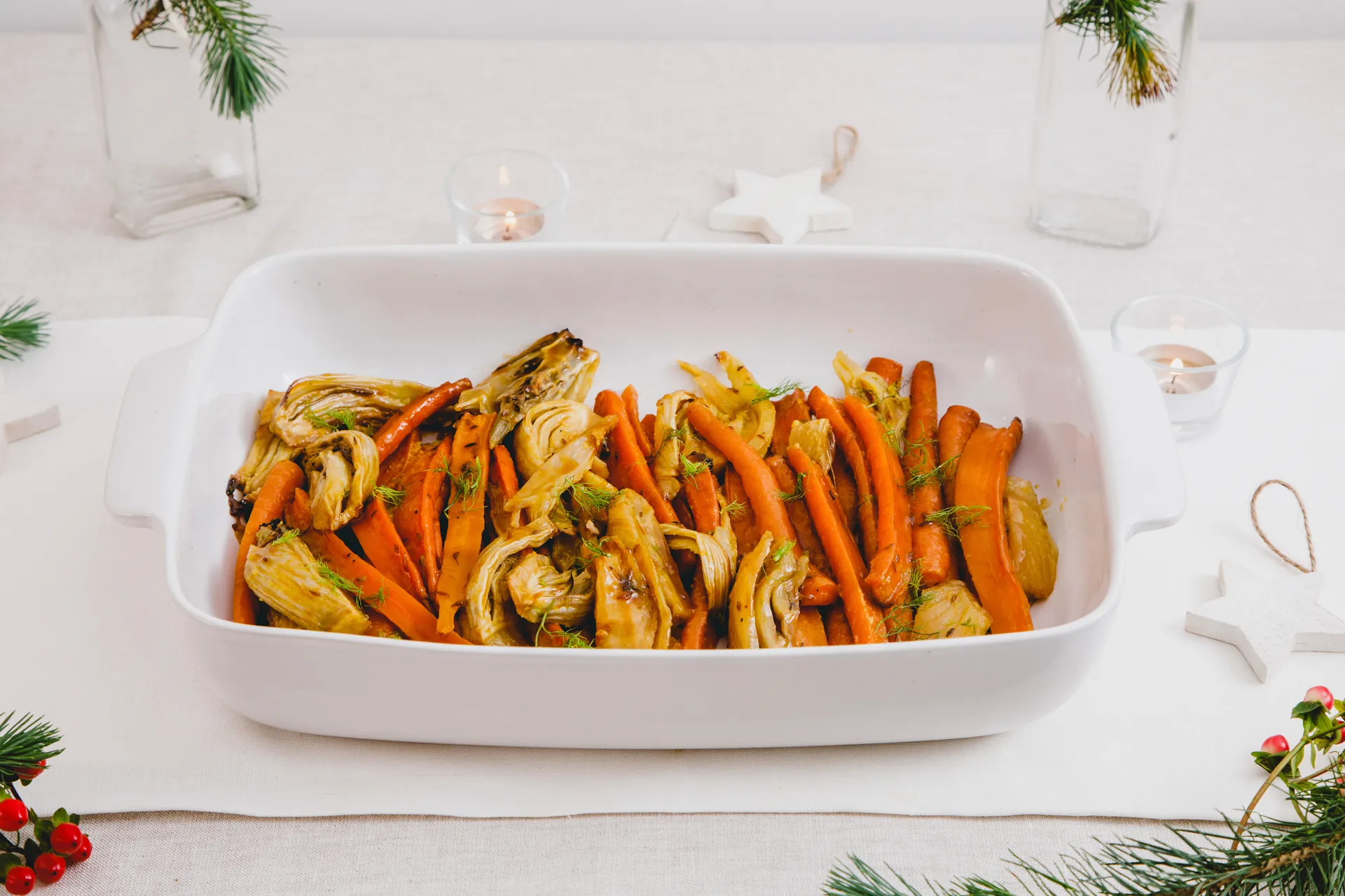 Pyrex rektangulært fad keramik hvid, 30x22 cm Pyrex