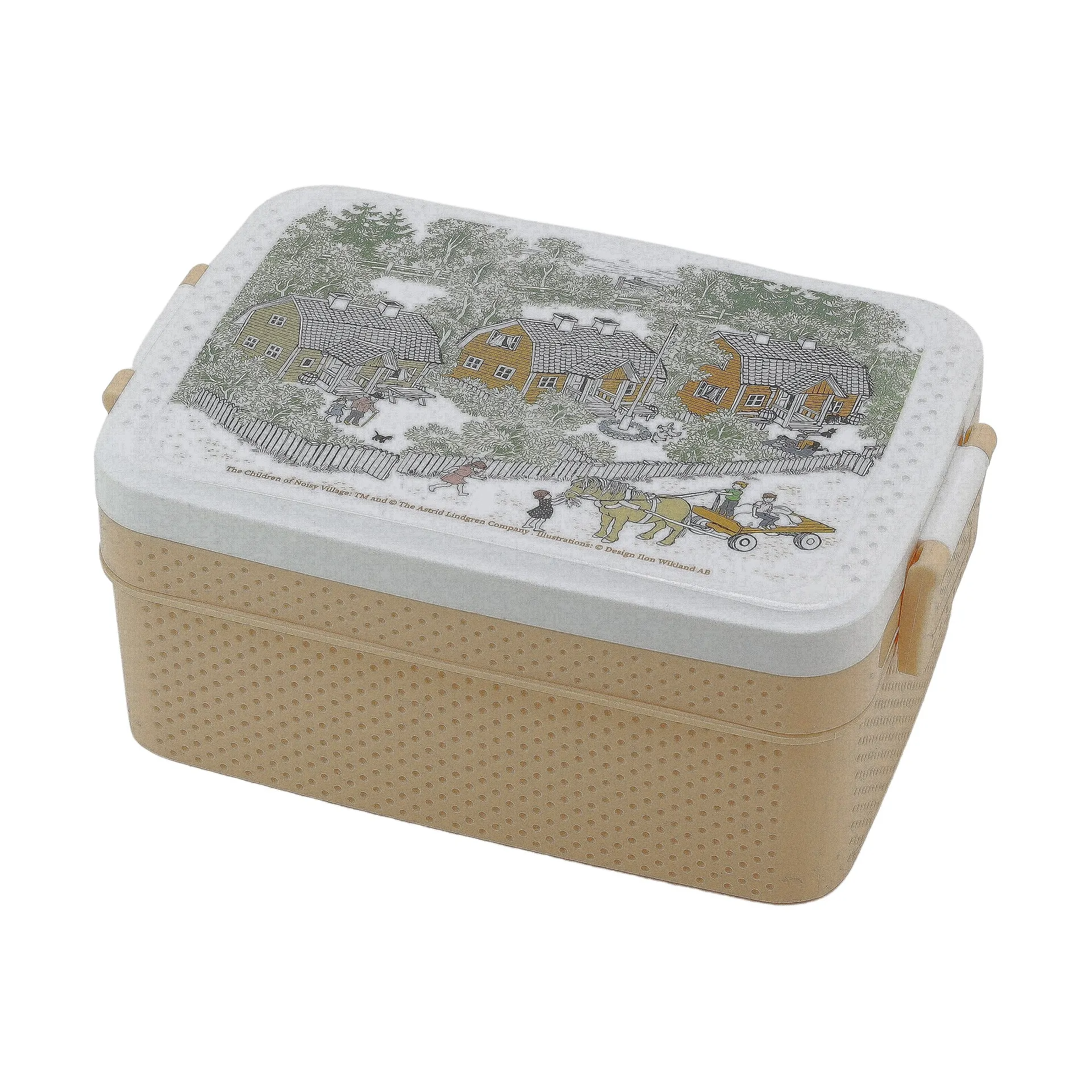 Alle vi børn i Bulderby madkasse 8x18,5 cm, Multi Rätt Start