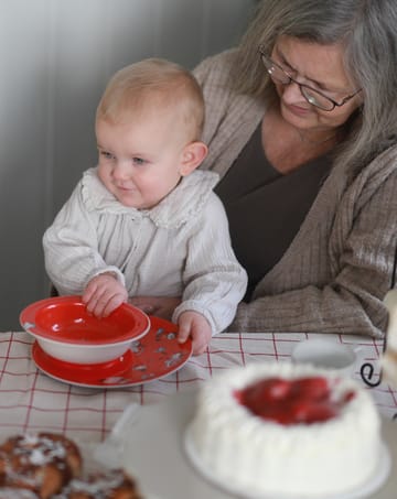 Mumi Lille My sugekopstallerken Ø15,5 cm - Rød - Rätt Start