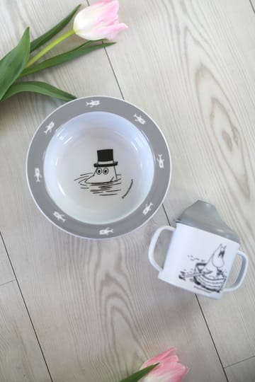 Mumi Vand & Bad tudkop & sugekopstallerken - Grå - Rätt Start