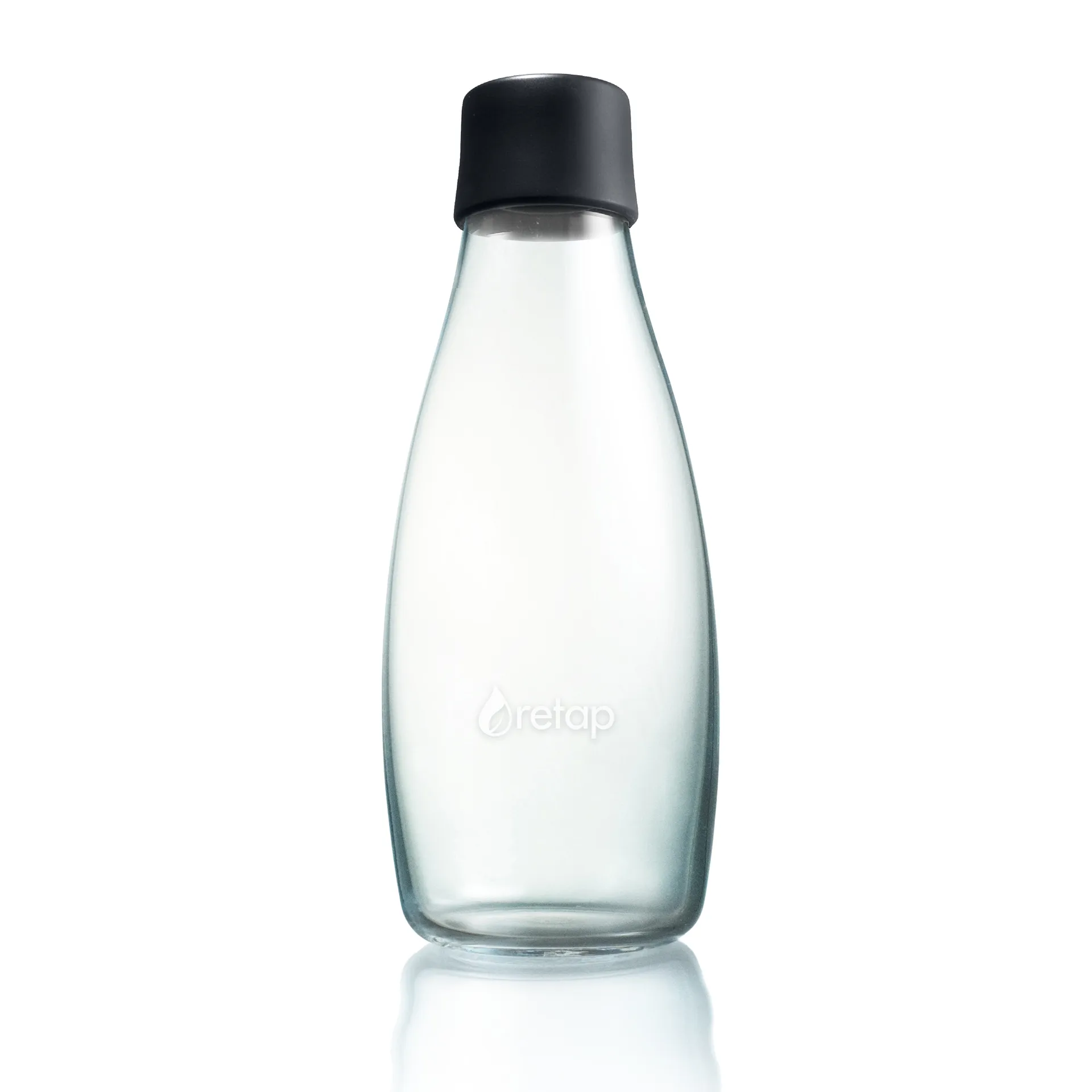 Retap vandflaske 0,5 l, Sort Retap