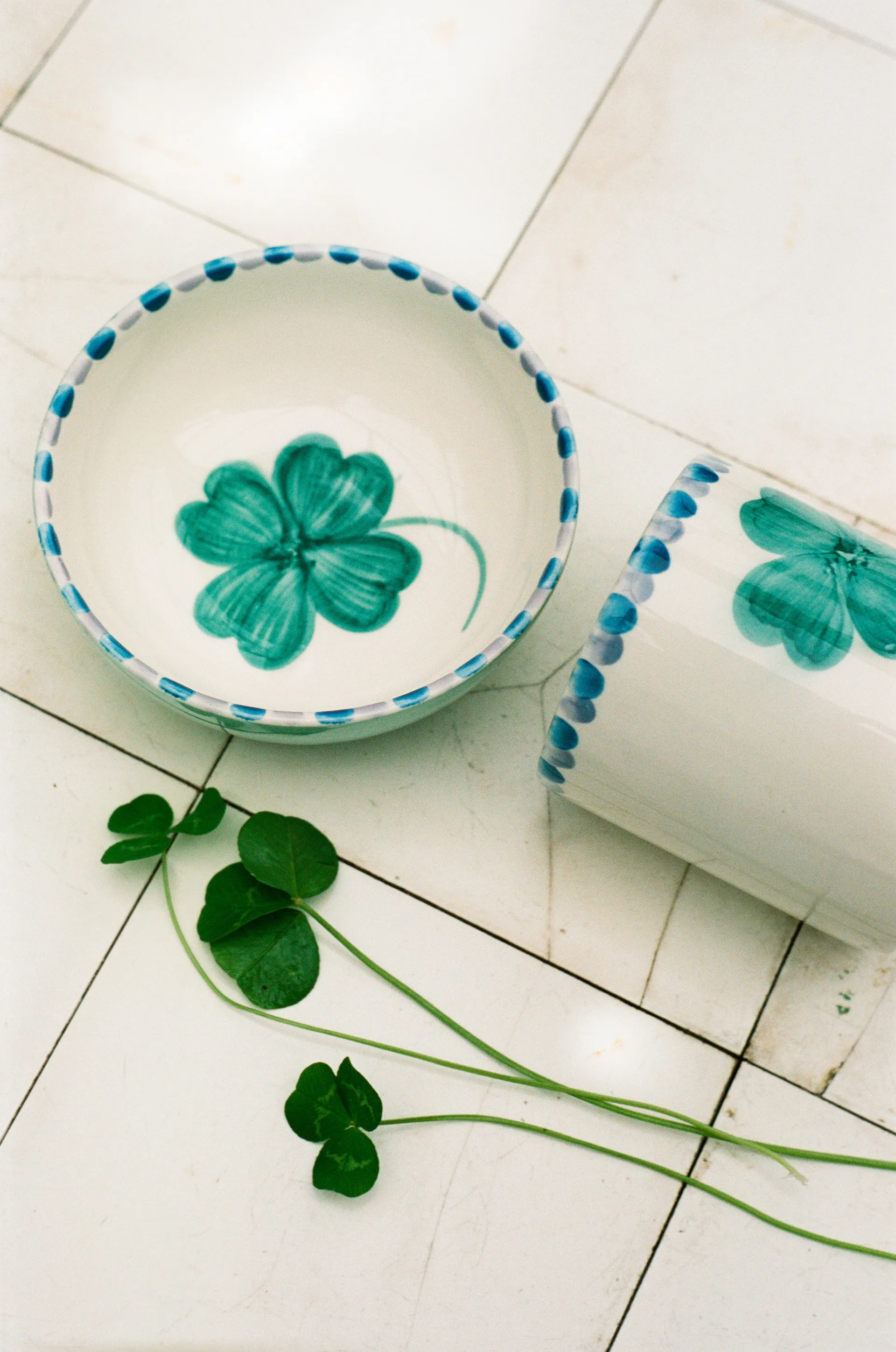 Rice keramikskål 35 cl, Good Luck Clover-Soft green RICE