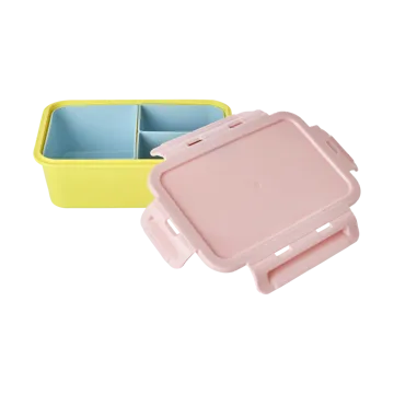 Rice madpakke med 3 rum - Soft yellow - RICE