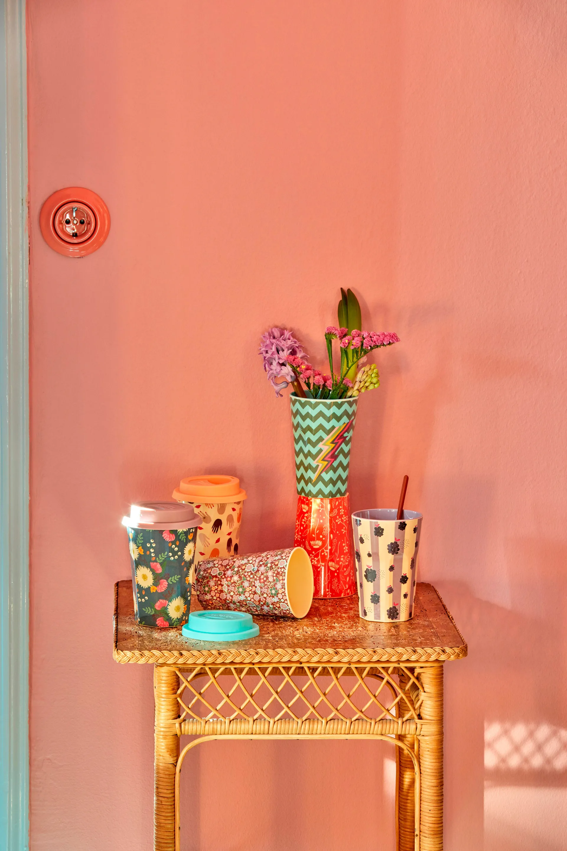 Rice melaminkop høj, Fall flower RICE