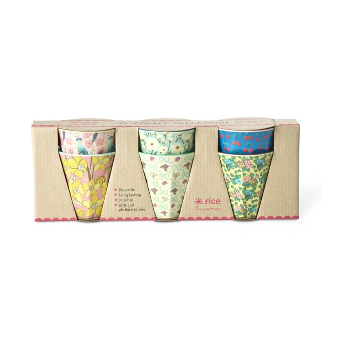 Rice melaminkop small 6-pak - Show your true colors - RICE