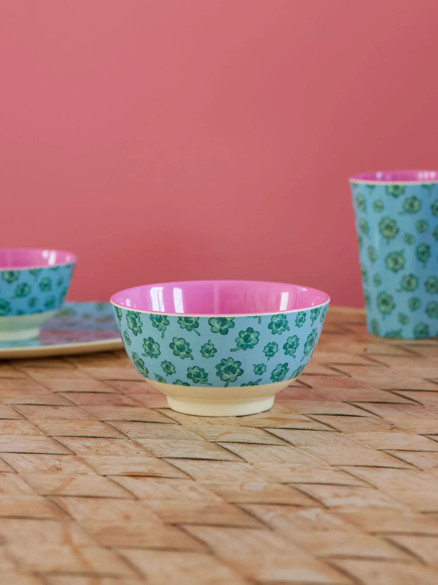 Rice melaminskål medium, Good Luck RICE