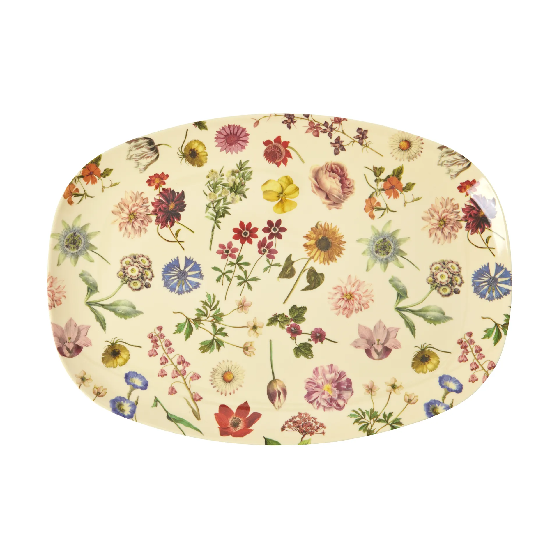 Rice melamintallerken 22 x 30 cm, Floras Dream RICE
