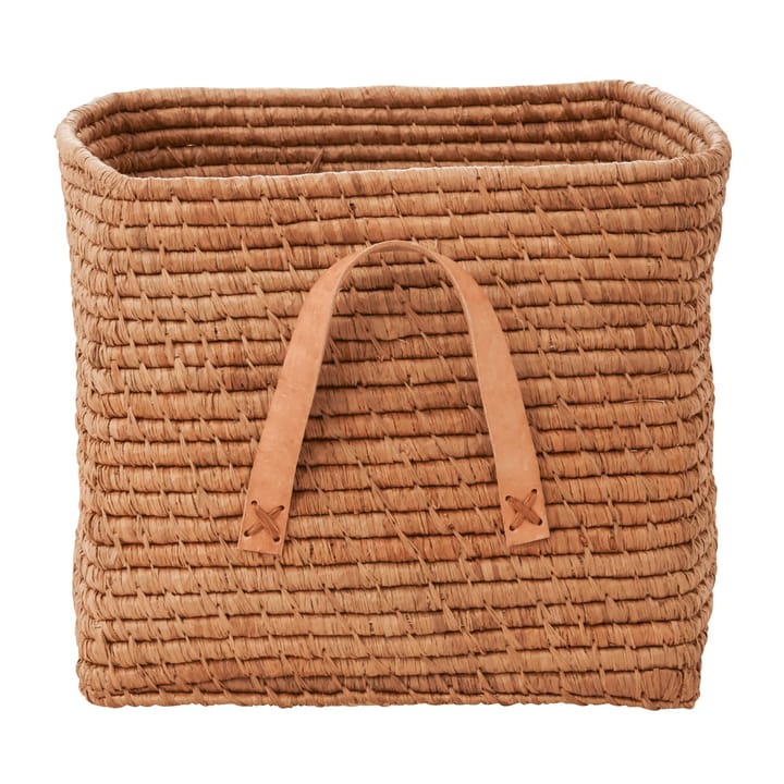 Rice raffia opbevaringskurv, Brun RICE